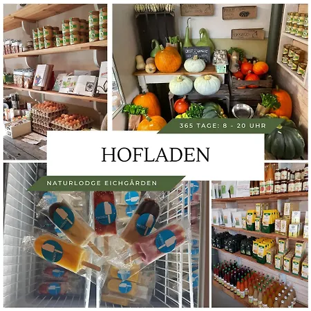 Ferienhaus Naturlodge Eichgården - Eco - Sauna - Bio-hof Grossbarkau