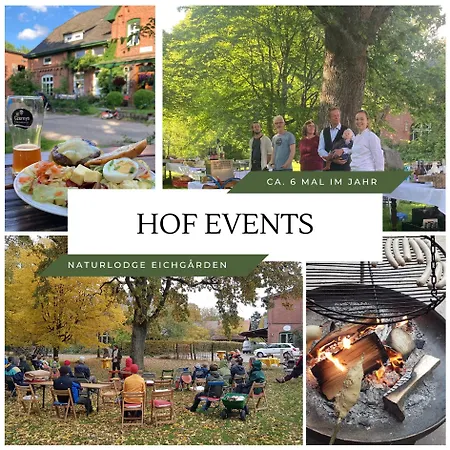 Ferienhaus Naturlodge Eichgården - Eco - Sauna - Bio-hof *